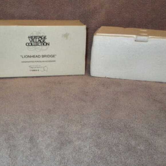 NIB Department 56 LIONHEAD BRIDGE Heritage Village Collection PORCELAIN #5864-5 - Picture 10 of 12